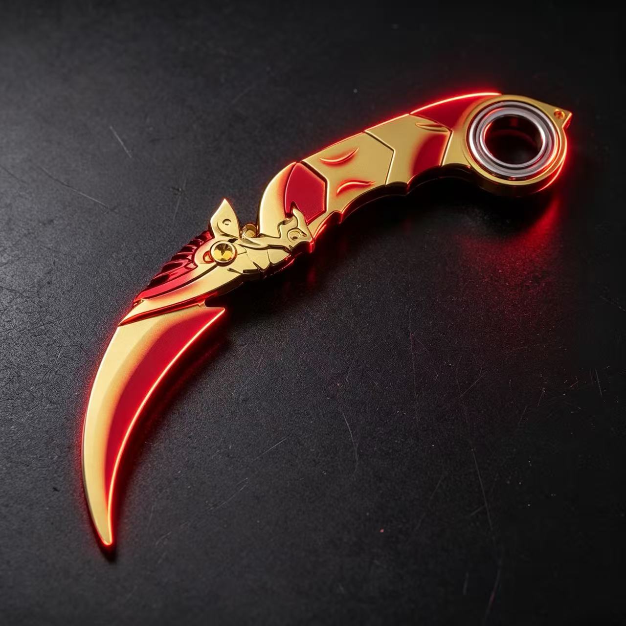Premium Dragon Engraved Karambit Trainer