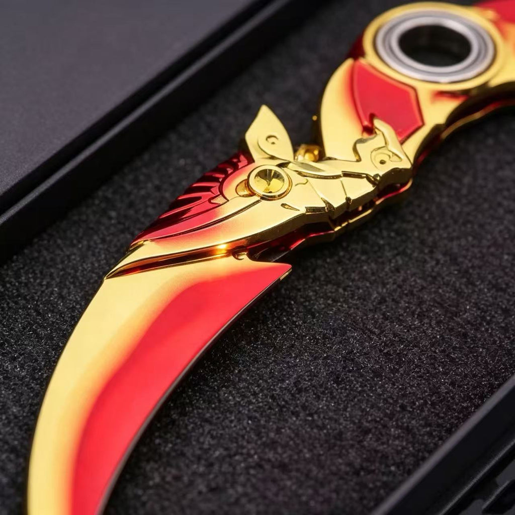 Premium Dragon Engraved Karambit Trainer