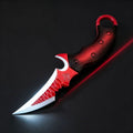 Red Dragon Scale Karambit Trainer Knife