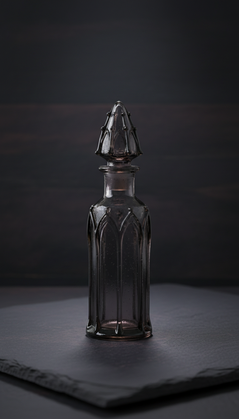 Antique Gothic Glass Vial