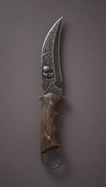 Gothic engraved karambit limited edition
