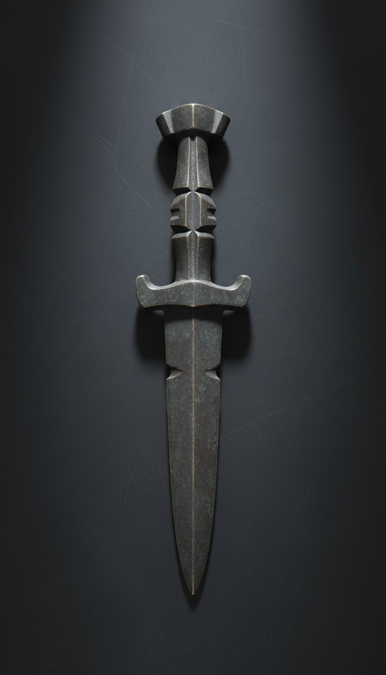 Dusky Bronze Ritual Dagger